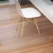Transparent PVC Chair Mat with Lip for Hard Floors