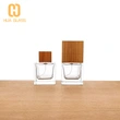 botella de perfume del fabricante 50ml 100ml con la tapa de madera