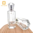 Botella de perfume de vidrio personalizada con forma de octágono para hombres y mujeres de 50ml y 100ml