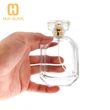 empty hexagon shape 30ml 50ml 100ml clear glass perfume bottle