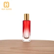 botella de perfume de vidrio con forma de rectángulo de 50 ml de color azul rosa rojo nuevo