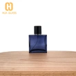 Frasco de perfume de vidrio con diseño azul bleu de chanel de 50 ml