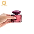 90 مل زجاجة عطر أنيقة زجاجة عطر زجاجية ملونة