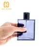 прозрачный синий стеклянный квадратный флакон духов 65 мл 125 мл