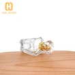 Frasco de perfume con diseño de diamante de cristal de 70 ml