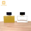 empty 30ml 50ml square glass perfume bottles