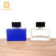 empty 30ml 50ml square glass perfume bottles