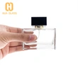 empty 30ml 50ml square glass perfume bottles