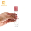 Frasco de perfume cilíndrico de 30 ml con tapa de mármol gris rosa