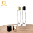 Botellas de perfume de vidrio rectangulares de 50 ml hermosas botellas de perfume
