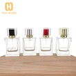 botella de perfume cuadrada botellas de perfume de vidrio de 50 ml
