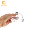 Botella de perfume de vidrio cuadrada de fondo redondo de 50ml y 100ml al por mayor