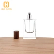 Pulido a mano de lujo 30ml 50ml 100ml botellas de perfume de vidrio