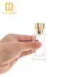 زجاجة عطر جديدة مخصصة 50 مللي زجاج مربع غطاء سبائك الزنك زجاجة عطر