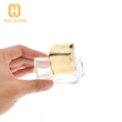 Frasco de perfume cuadrado Frasco de perfume elegante de 50 ml con tapa metálica