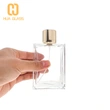 Frascos de perfume vacíos de lujo de 100 ml con tapa de zinc metálico