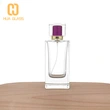 Bouteille en verre de parfum à fond épais de 100 ml, vaporisateur carré d'eau de Cologne