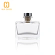 Botella difusora de caña de vidrio cuadrada de 50 ml, 120 ml, 140 ml