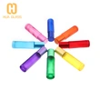 verre de couleur arc-en-ciel 5ml 10ml flacon rouleau d'huile essentielle