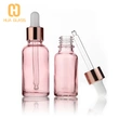 custom logo pink dropper bottles essential oil dropper bottle