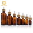 botella cuentagotas de bambú 5ml 10ml 15ml 20ml 30ml 50ml 100ml