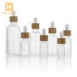botella cuentagotas de bambú 5ml 10ml 15ml 20ml 30ml 50ml 100ml