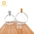 botella de perfume chanel plana redonda 50ml 100ml botella de perfume de vidrio