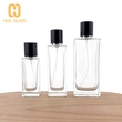 Flacon de parfum de luxe rectangle 30 ml 50 ml 100 ml avec bouchon magnétique