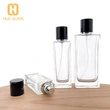 Flacon de parfum de luxe rectangle 30 ml 50 ml 100 ml avec bouchon magnétique