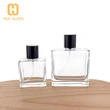 50 ml 100 ml carré hommes cologne parfum bouteille en verre bouchon magnétique