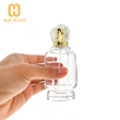 Botella de perfume de forma única, botella de perfume de vidrio para hombres y mujeres