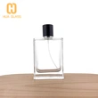 50ml 100ml hombres mujeres botella de perfume botella de perfume cuadrada tapa magnética