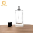 50ml 100ml hombres mujeres botella de perfume botella de perfume cuadrada tapa magnética