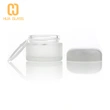 15g 20g 30g 50g frascos de cosméticos de vidrio esmerilado con tapa redonda