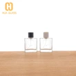 Frasco de perfume nuevo de 50 ml con tapa blanca negra