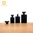 Frasco de perfume de vidrio esmerilado negro mate de 30 ml, 50 ml, 100 ml