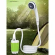 Powered Outdoor Shower, Rechargeable Camping Shower, Shower Pump