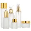 cream bottle container with rose gold lids for face cream lotion balm bottle