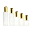  frost Round shape foundation glass cosmetic bottles foundation bottle