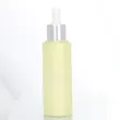 luxury 50ml clear heavy glass thick bottom Flat shoulder dropper bottles