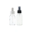 empty 120ml perfume glass dropper spray boston bottle