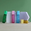 New essential oil roller bottle steel ball 10ml roll on perfume bottle