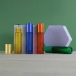 New essential oil roller bottle steel ball 10ml roll on perfume bottle