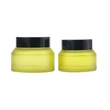 cosmetic cream jar and cosmetic packing containers with white caps