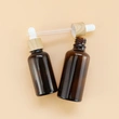 30 ml amber glass essential oil bottle with dropper 1oz serum oil