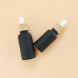 30 ml amber glass essential oil bottle with dropper 1oz serum oil