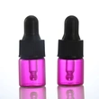 Pink Glass Bottle Clear Amber Tube Glass Vial Of Screw Cap