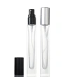 STOCK NOW! 10ml Clear Square Spray Glass Perfume Bottle