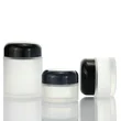 Glass Jars Matte 100ml Cream Container for cosmetics With Lid