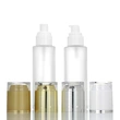 High quality 80ml cosmetic perfume frosted glass lotion pump bottle 